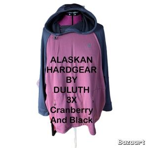 Alaskan Hardgear by DULTH TRADING  Cranberry and Black, 3X